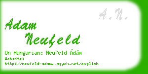 adam neufeld business card